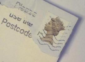 Postmark on letter